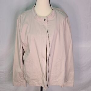 J. Jill Lightweight Cream Jacket